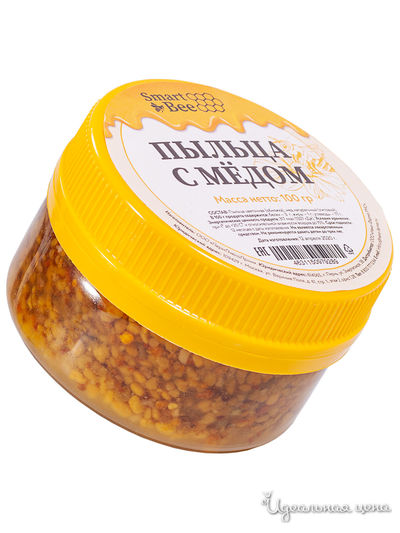 Мед с цветочной пыльцой, 100 г, Smart Bee