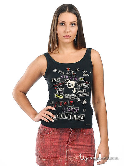 Майка Galliano&Cavali, цвет цвет зелёный