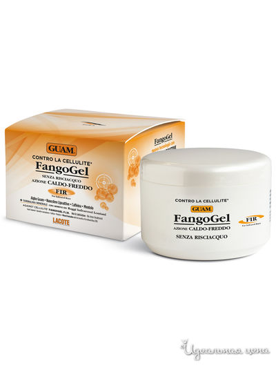 Гель для тела антицеллюлитный контрастный с липоактивными наносферами, 400 мл, GUAM