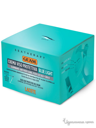 Крем для лица с защитным комплексом от синего излучения CREMA VISO PROTETTIVA BLUE LIGHT, 50 мл, GUAM