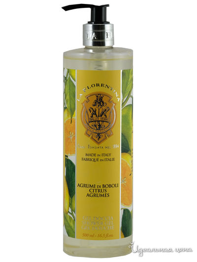 Гель для душа Цитрус, 500 мл, La Florentina