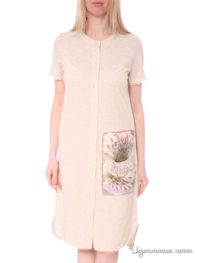 Халат Primaverina, цвет бежевый