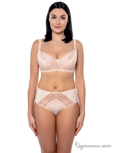 Трусы миди Primaverina, цвет светло-бежевый