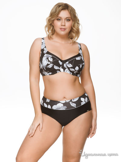 Купальник раздельный Fianeta, цвет черный, белый