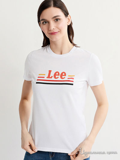 Футболка LEE, цвет белый