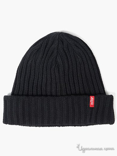 Шапка Levi's, цвет черный