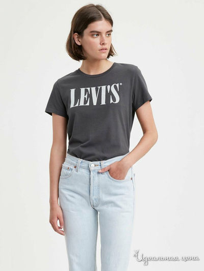 Футболка Levi's, цвет серый