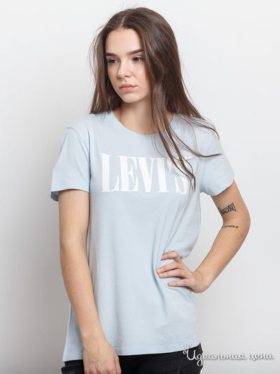 Футболка Levi's, цвет голубой