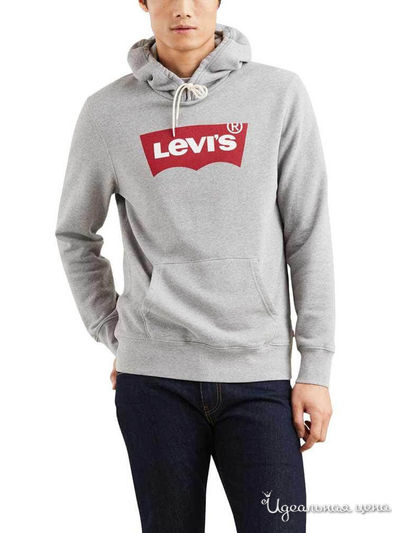 Толстовка Levi's, цвет серый