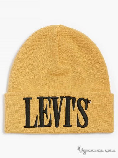 Шапка Levi's, цвет желтый