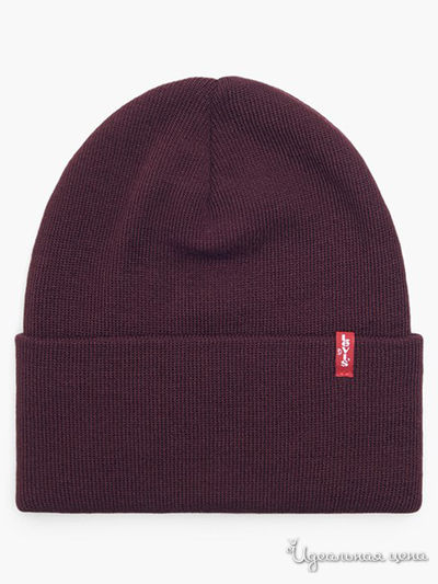 Шапка Levi's, цвет бордовый