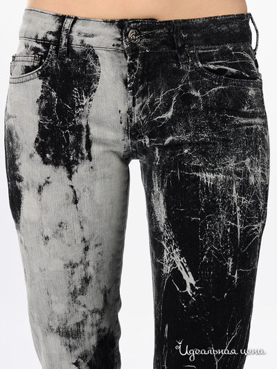 Джинсы Galliano&amp;Cavali женские, цвет черный / серый