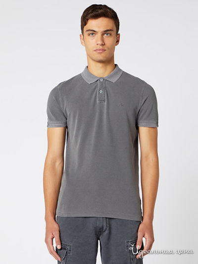 Поло Wrangler, цвет серый