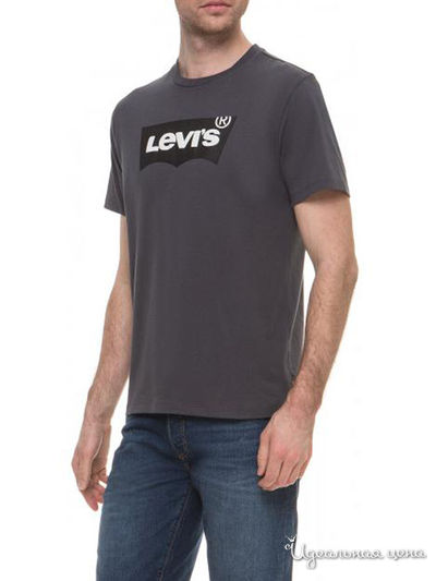 Футболка Levi's, цвет серый
