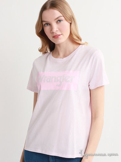 Футболка Wrangler, цвет розовый