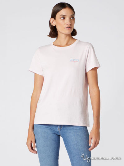 Футболка Wrangler, цвет светло-розовый