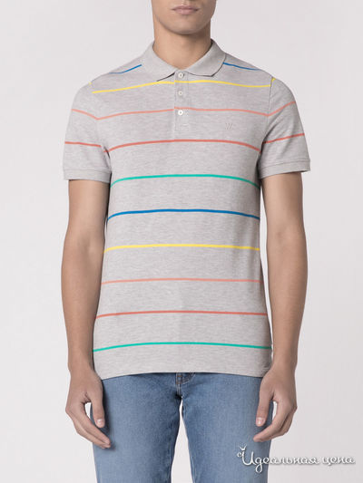 Поло Wrangler, цвет серый