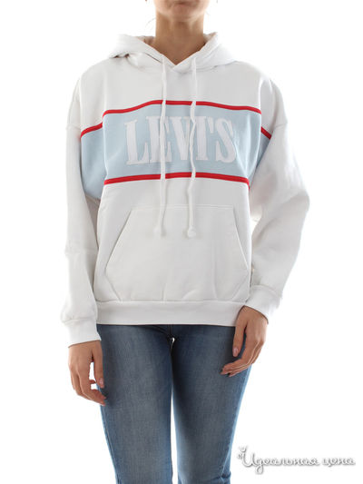 Толстовка Levi's, цвет белый