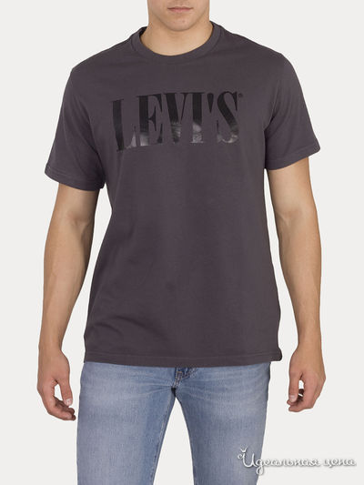 Футболка Levi's, цвет серый