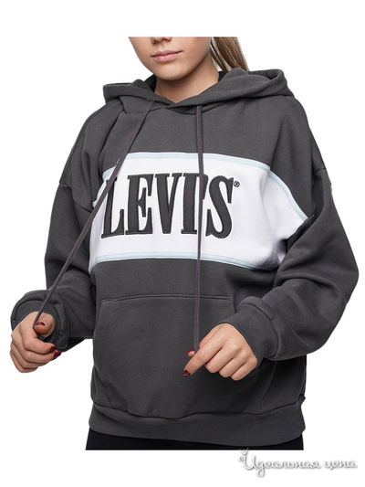 Толстовка Levi's, цвет серый