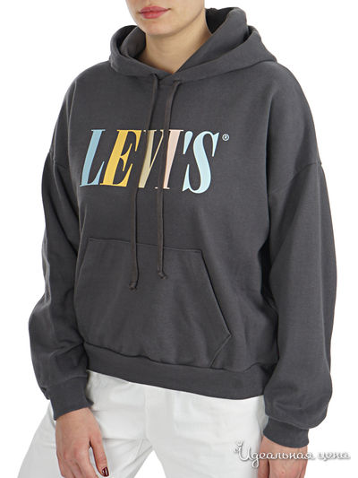 Толстовка Levi's, цвет серый