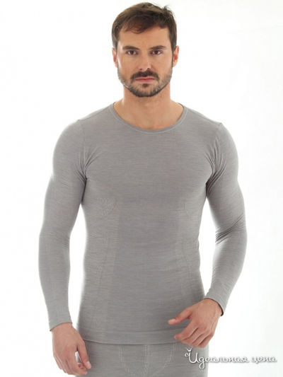 Лонгслив Brubeck, цвет серый