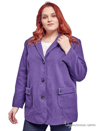 Полупальто Klingel, цвет фиолетовый