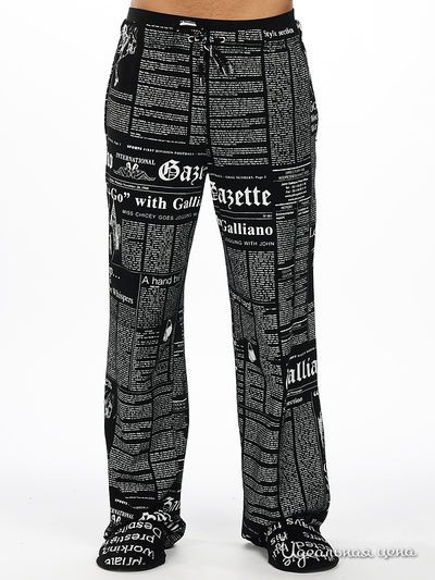 Брюки Galliano, цвет цвет черный