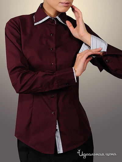 Рубашка Alonzo Corrado, цвет цвет вишня