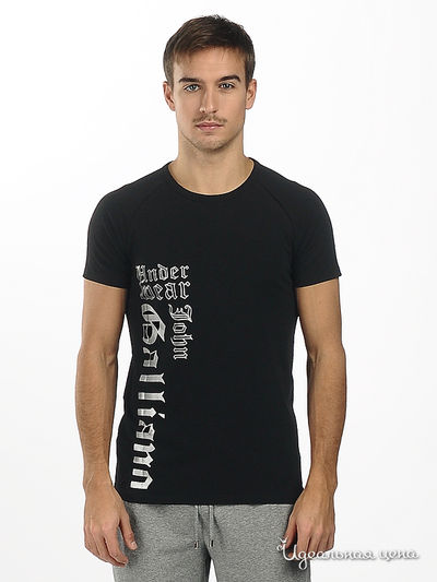 Футболка Galliano, цвет цвет черный