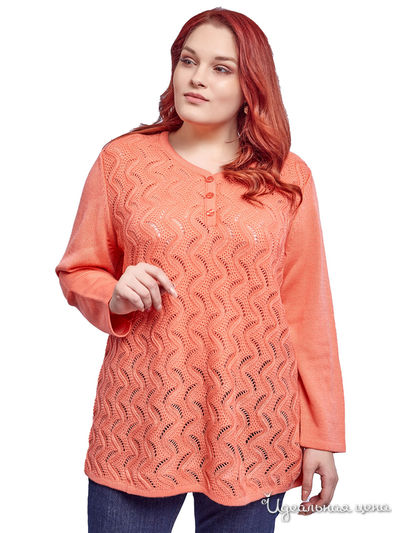 Пуловер m.collection, цвет коралловый