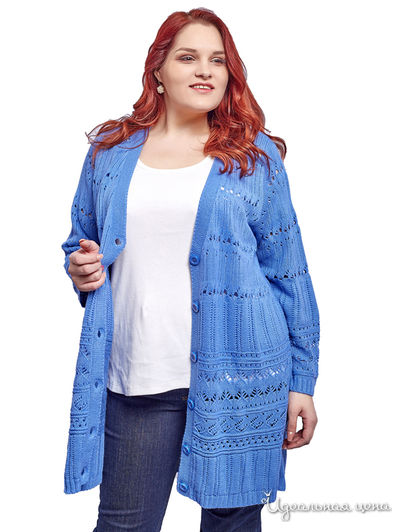 Кардиган MIAMODA, цвет голубой