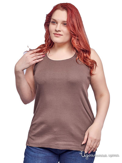 Майка Klingel, цвет коричневый