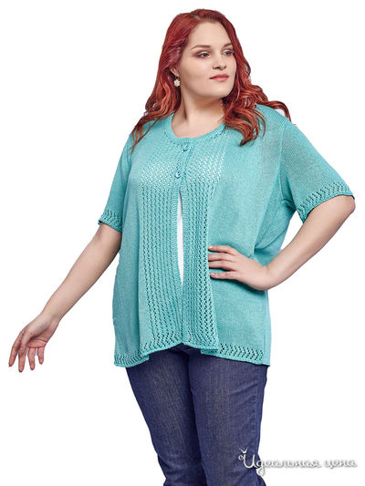 Кардиган Klingel, цвет бирюзовый