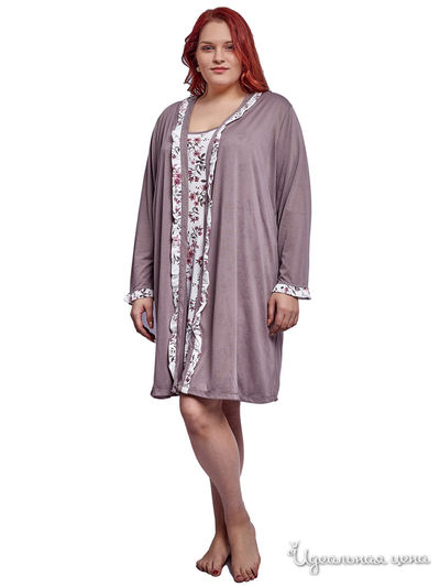 Комплект: халат, рубашка Harmony, цвет мультиколор