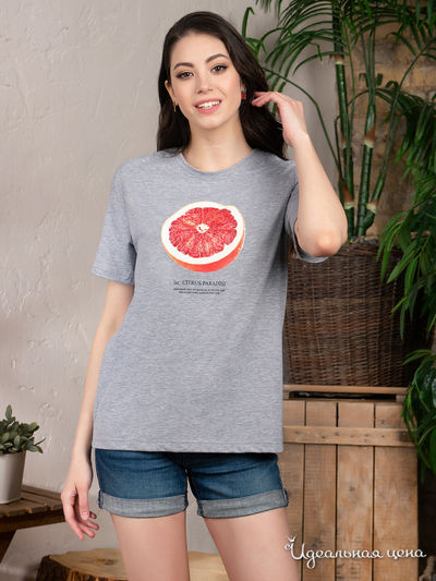 Футболка BARMARISKA, цвет серый