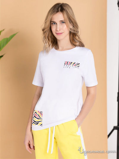 Футболка BARMARISKA, цвет белый