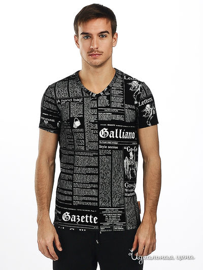 Футболка Galliano, цвет цвет черный