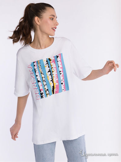 Футболка BARMARISKA, цвет белый