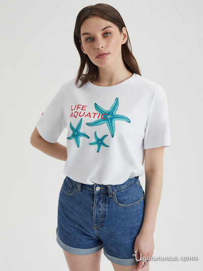 Футболка BARMARISKA, цвет белый