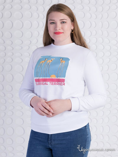 Свитшот BARMARISKA, цвет белый