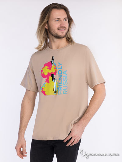 Футболка BARMARISKA, цвет бежевый