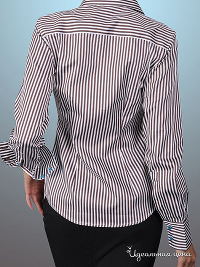 Рубашка Alonzo Corrado женская, принт полоска