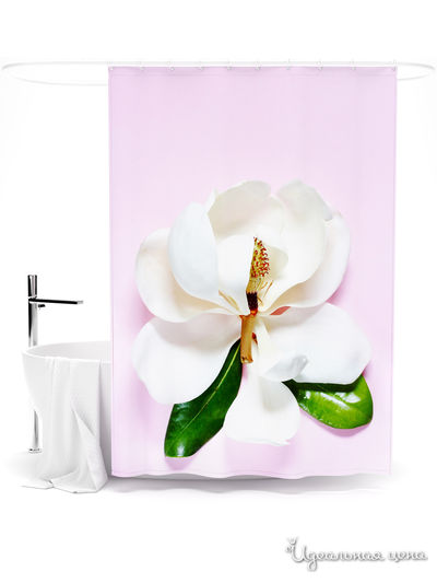 Шторка для ванной, 145*180 см Сирень, цвет мультиколор