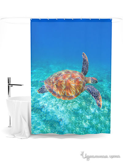 Шторка для ванной, 145*180 см Сирень, цвет мультиколор