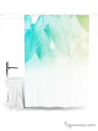 Шторка для ванной, 145*180 см Сирень, цвет мультиколор