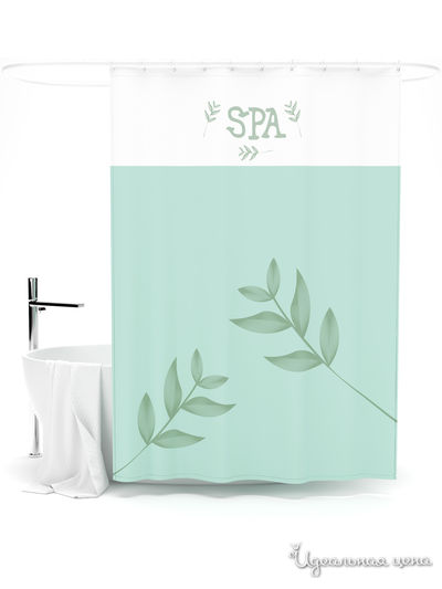 Шторка для ванной, 145*180 см Сирень, цвет мультиколор