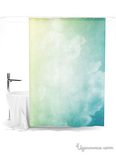 Шторка для ванной, 145*180 см Сирень, цвет мультиколор