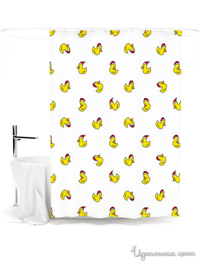 Шторка для ванной, 145*180 см Сирень, цвет мультиколор