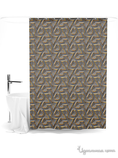 Шторка для ванной, 145*180 см Сирень, цвет мультиколор